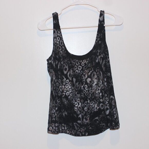 Alex Evenings Black & Gray Scoop Neck Tank Tops Women's Size L - Picture 3 of 6